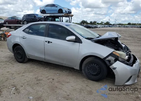 2014 Toyota Corolla L z USA, uszkodzony, nr VIN 2T1BURHE4EC006043